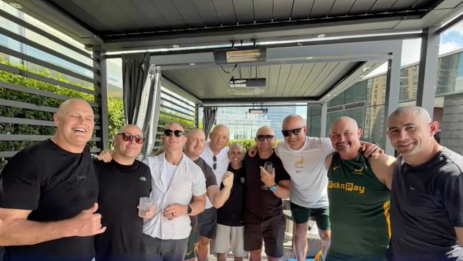 Bok coaches' new chiskop look