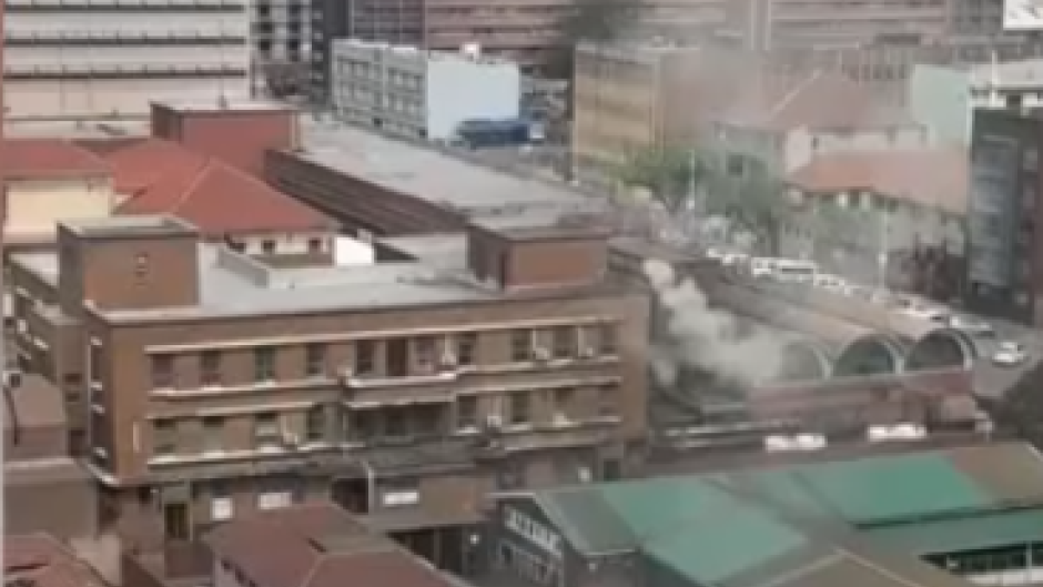 Constant smoke from Addington Hospital near South Beach in Durban often blankets the surrounding area