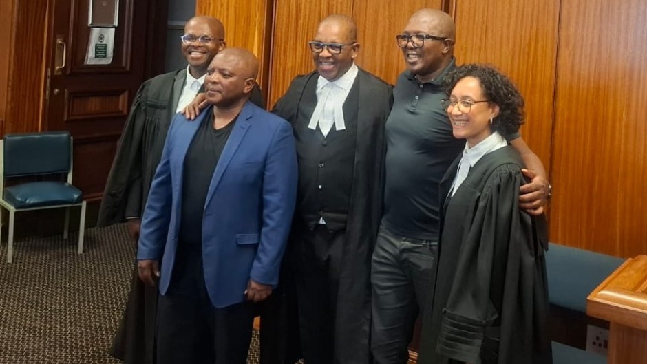 Biko family members and legal representatives. eNCA/Ronald Masinda