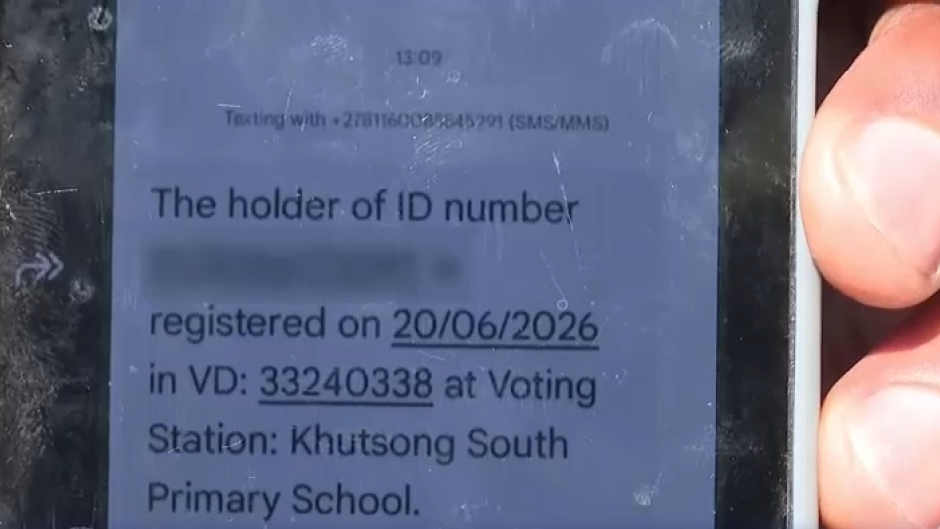 Sello Molisalife was informed that his registration had been moved across provincial boundaries to Mpumalanga.