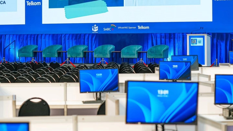 The National Results Operation Centre at Gallagher Convention Centre in Midrand. Supplied/IEC