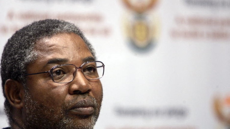 Former Safety and Security Minister Charles Nqakula. GIANLUIGI GUERCIA / AFP
