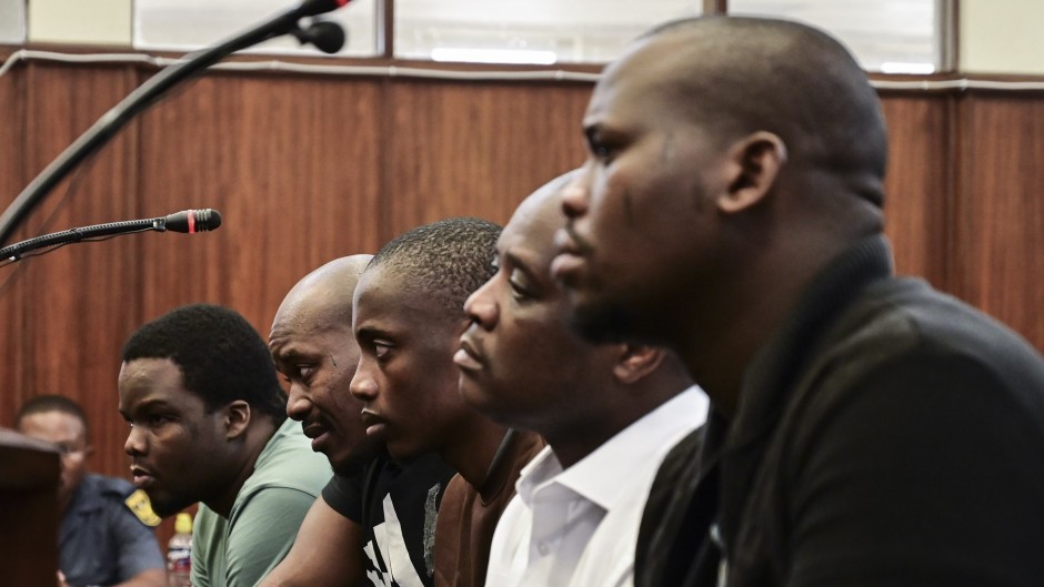 The accused in the AKA and Tibz murder trial. Darren Stewart/Gallo Images