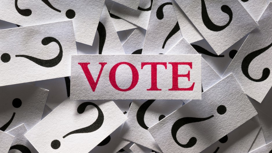 File: Questions about a vote. GettyImages/Altayb