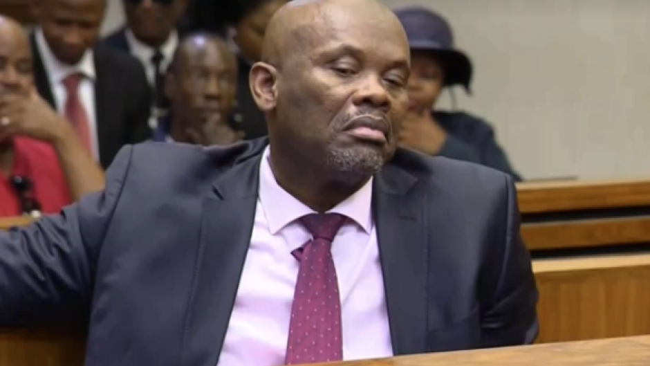 Former police deputy commissioner Shadrack Sibiya at the Randburg Magistrate's Court 