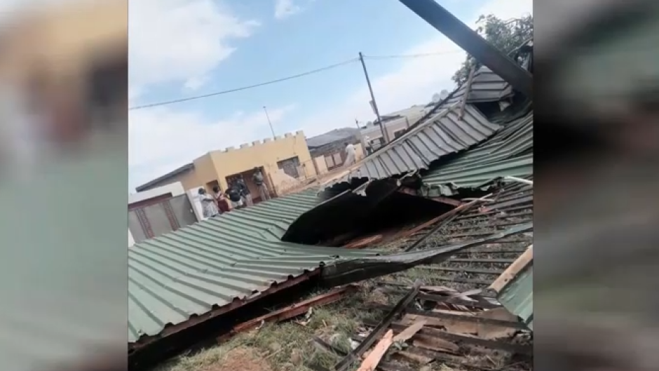 Soweto residents have described scenes of fear and chaos as violent winds tore through the area.
