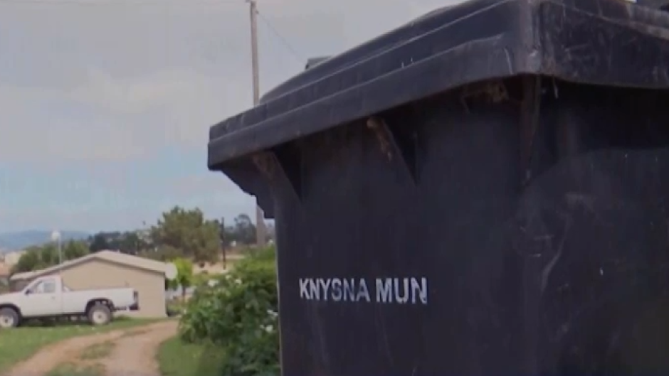A Knysna municipality bin.
