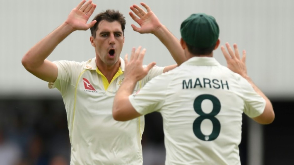 Pat Cummins (left) captains Australia's 50-over side with Mitchell Marsh (right) taking over the Twenty20 side on the tour of South Africa 