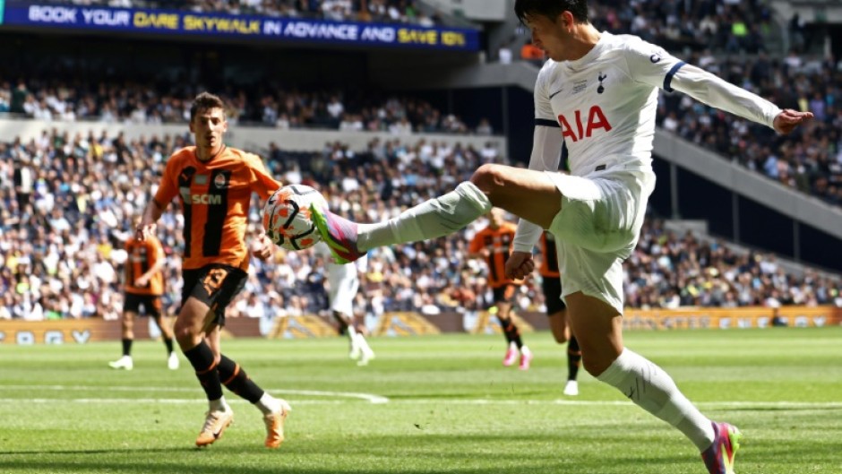 Son Heung-Min (right) has been named as Tottenham's new captain