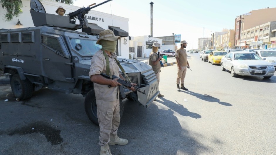 Forces affiliated with the Tripoli-based Government of National Unity (GNU) deploy following the clashes