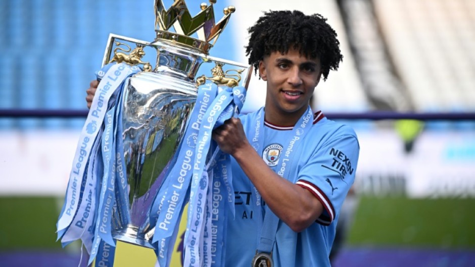 Manchester City defender Rico Lewis