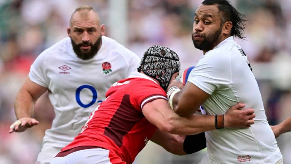 Billy Vunipola (R) made his England debut against Argentina in 2013