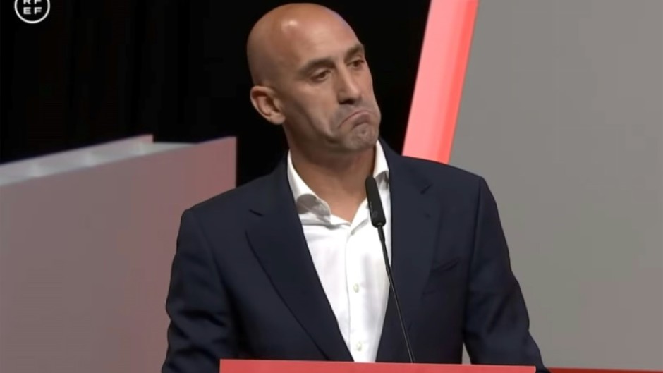 Rubiales had also come under fire for grabbing his crotch with both hands as he celebrated Spain's 1-0 win against England in the final