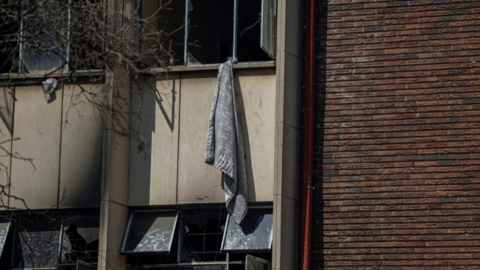 Residents used blankets and sheets to try to flee the flames