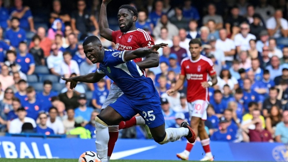 Moises Caicedo (left) was at fault for Nottingham Forest's winner at Stamford Bridge