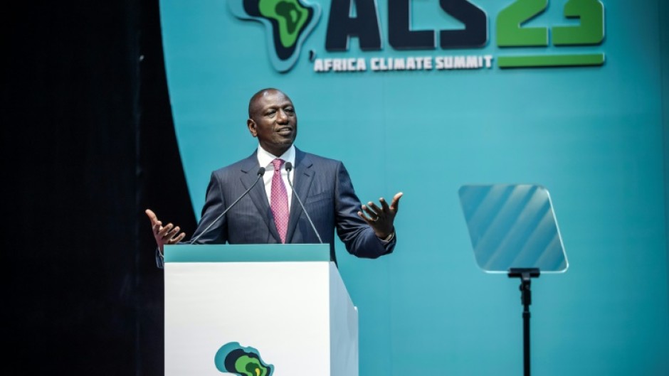 Kenyan President William Ruto said trillions of dollars in 'green investment opportunities' would be needed 