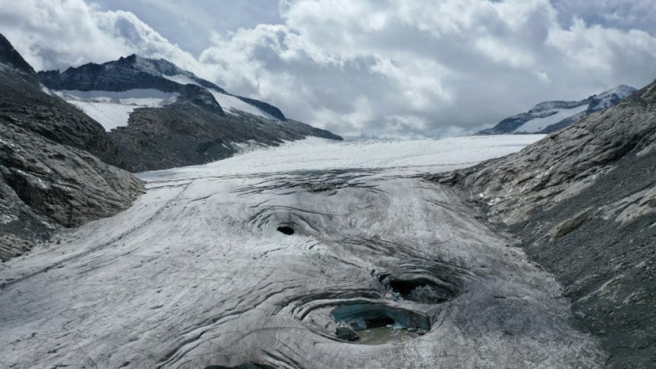 The Adamello glacier is suffering from reduced snowfall -- down 50 percent last year