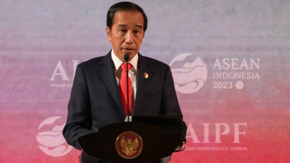 Indonesia's President Joko Widodo said ASEAN has agreed 'to cooperate with anyone for peace and prosperity'