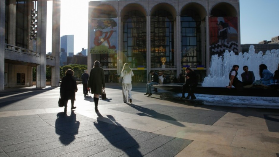 The Metropolitan Opera House at Lincoln Center, shown here in May 2023, where a new Ukraine-related opera has been commissioned