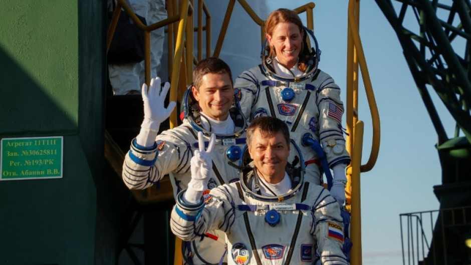 Roscosmos cosmonauts Oleg Kononenko and Nikolai Chub and NASA astronaut Loral O'Hara lifted off from the Baikonur cosmodrome in Kazakhstan