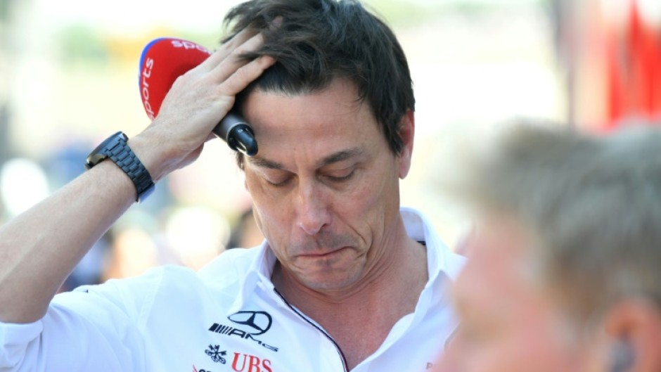 Under fire: Mercedes team boss Toto Wolff