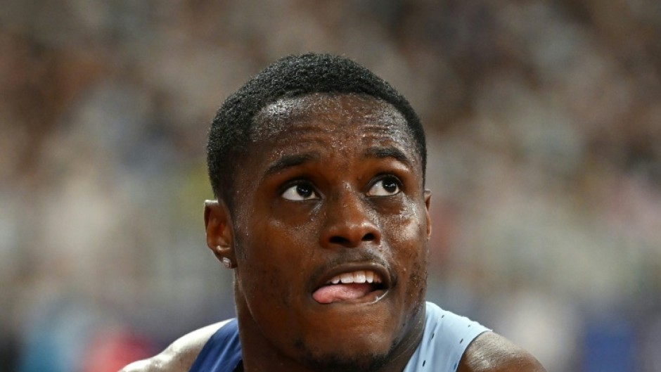 American Christian Coleman held on to beat world champion Noah Lyles in the 100m at the Diamond League finals in Eugene, Oregon
