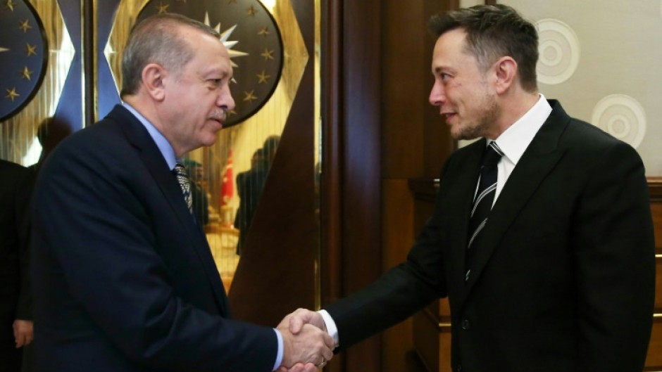 Turkish President Recep Tayyip Erdogan has developed a friendship with tech tycoon Elon Musk