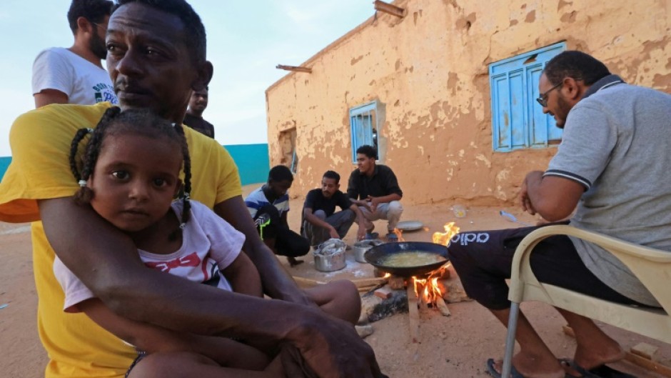 A volunteer coordinator said more than 8,000 people are staying at shelters in the town