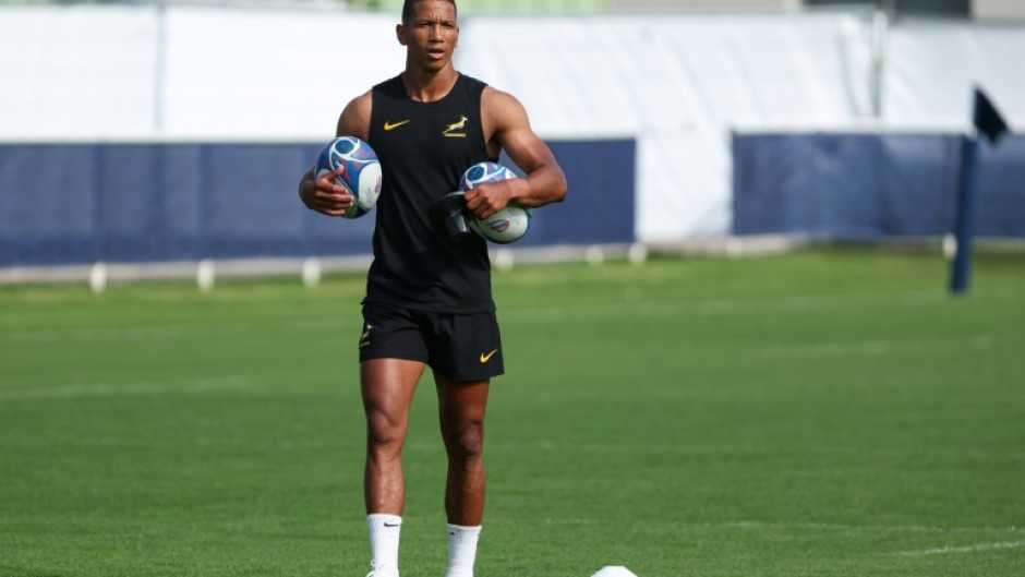 Manie Libbok makes his point: The South African fly-half says he has been working hard on his kicking at goal