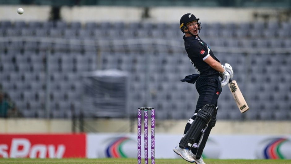New Zealand's Will Young was dismissed for a duck