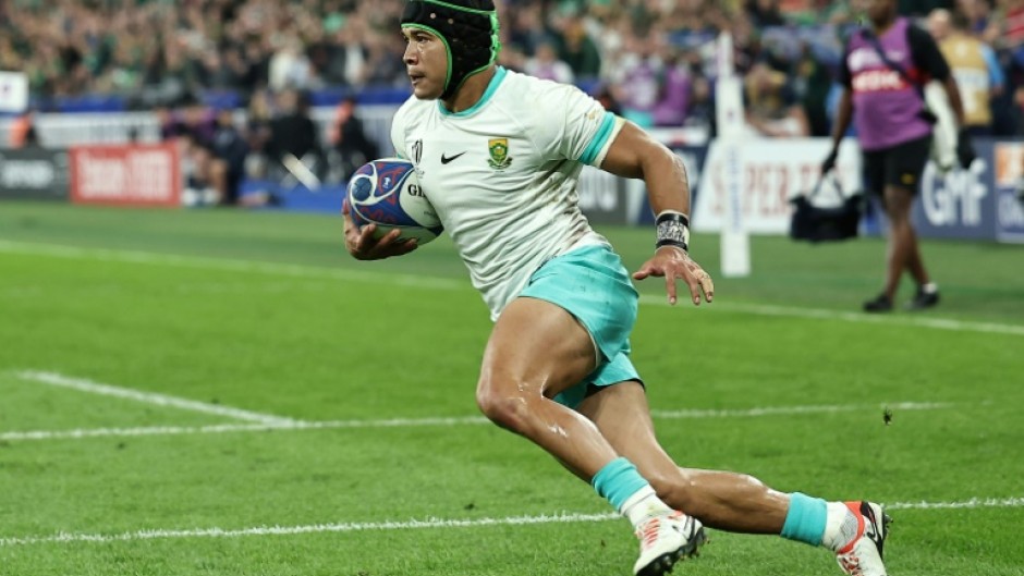 Cheslin Kolbe scored South Africa's try in the 13-8 defeat by Ireland 