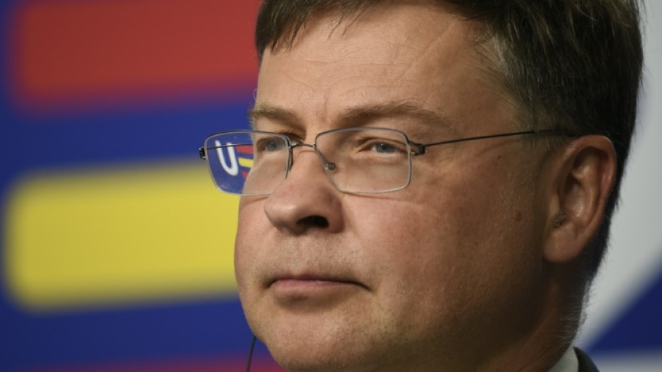 European Commissioner for Trade Valdis Dombrovskis is on a four-day trip to China
