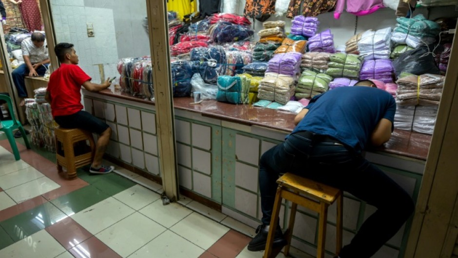 Sellers at Southeast Asia's largest textile shopping center in capital Jakarta applauded the decision as their revenues fall