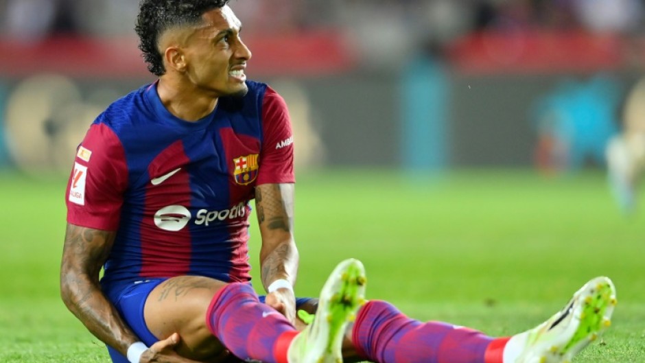 Barcelona winger Raphinha picked up a hamstring injury against Sevilla FC on Friday night