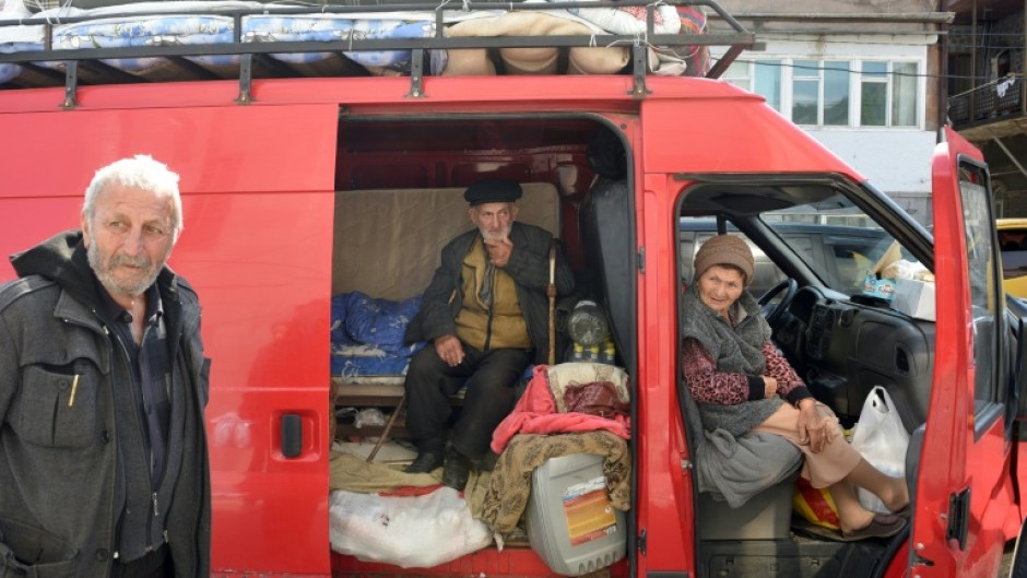 According to Armenia, more than 100,000 displaced people have left the enclave