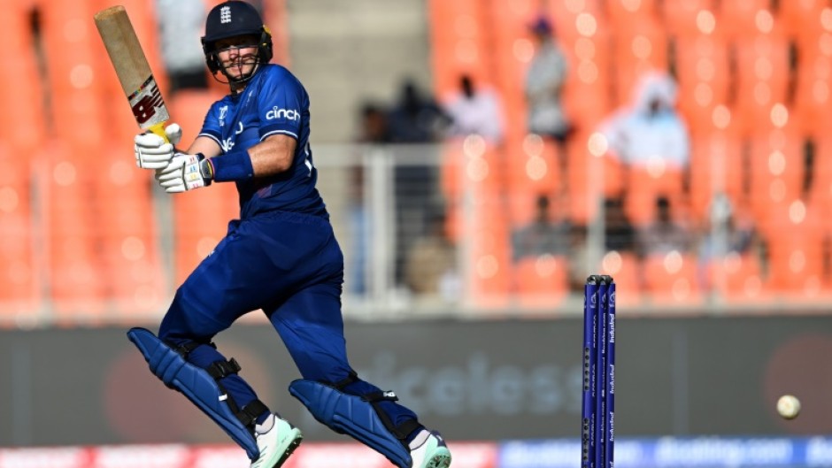 Top scorer: Joe Root on his way to 77 on Thursday 