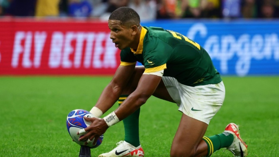Manie Libbok has been inconsistent from the kicking tee so far this World Cup 