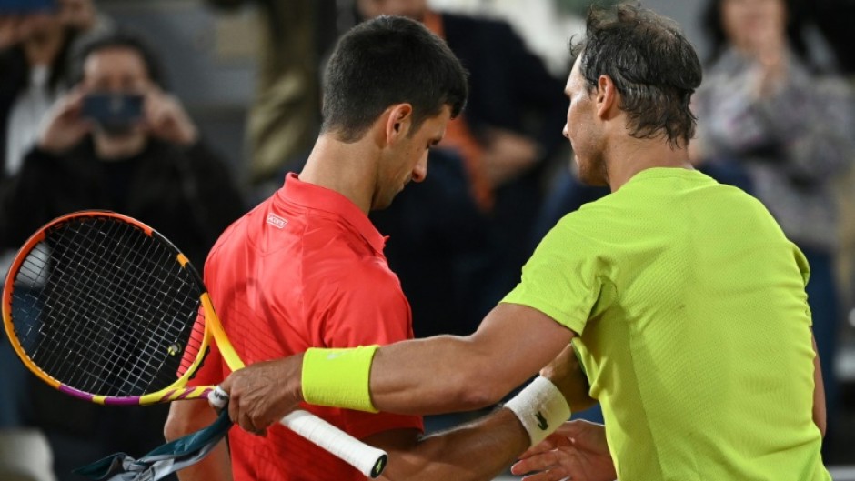 Serbia's Novak Djokovic (L) will start his 2024 season at the United Cup, but Rafael Nadal (R) was not on the Spain team