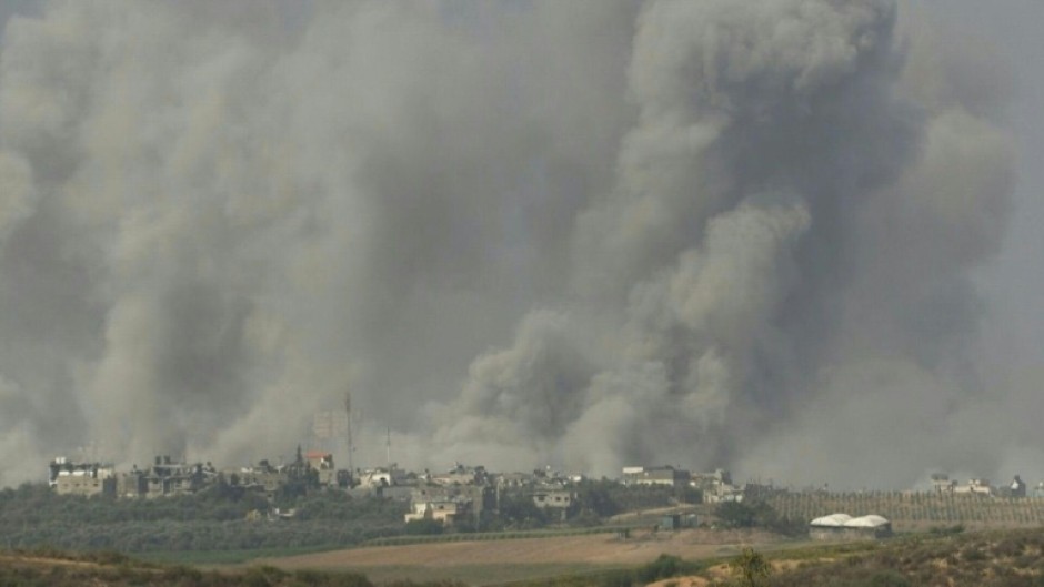 Rockets fired from Gaza, interceptions and air strikes seen from Sderot