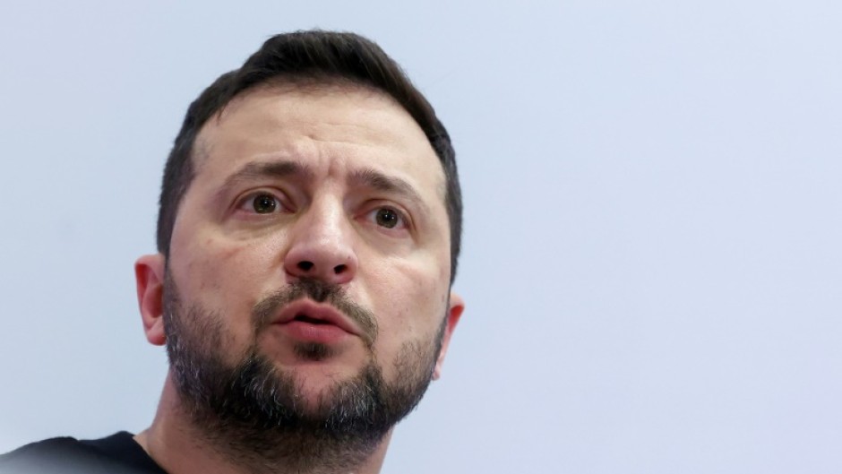Ukrainian President Volodymyr Zelensky was to call in to the summit to keep his country's war against invading Russia in focus