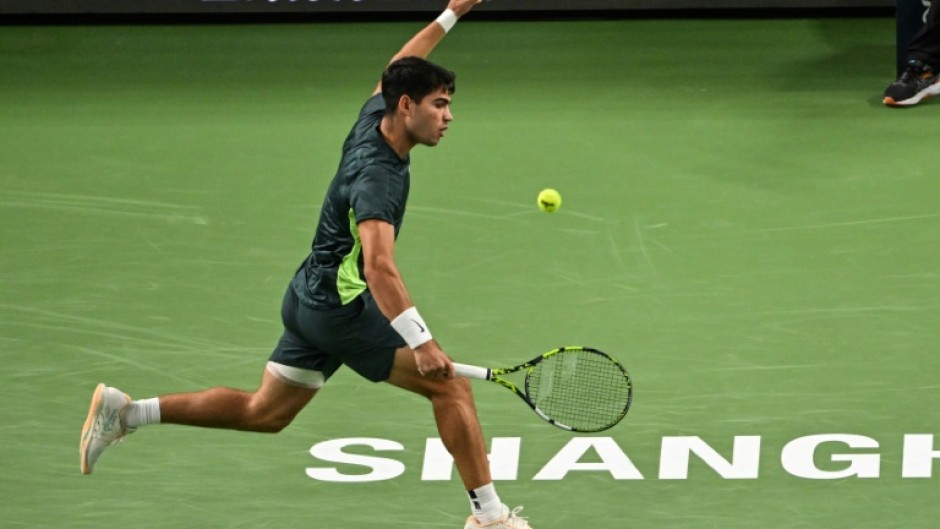 Carlos Alcaraz has not played since losing to Grigor Dimitrov in Shanghai three weeks ago