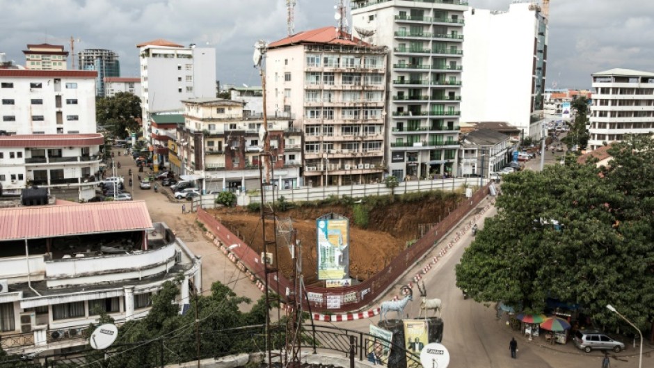 Conakry's city centre is located on a peninsula