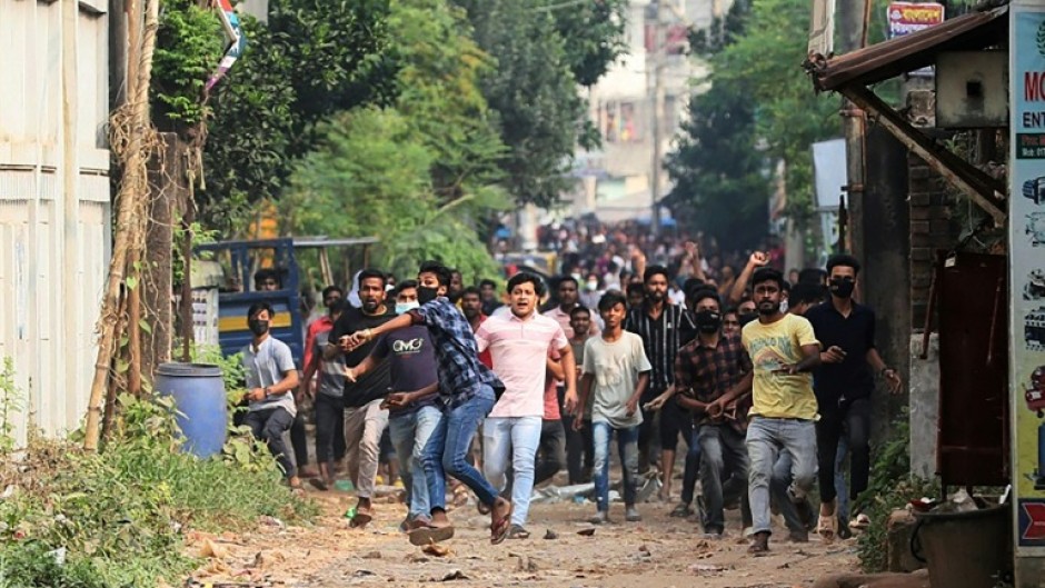 Garment workers say that a sharp increase in living costs has left them struggling to provide for their families