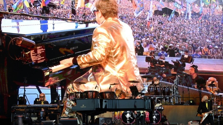 Pop superstar Elton John closed last year's Glastonbury festival