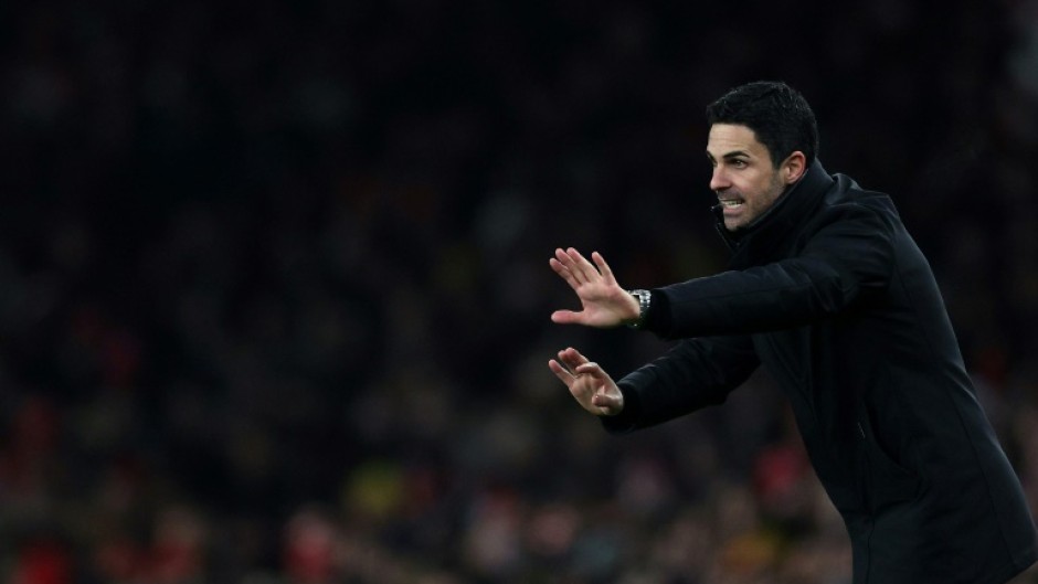 Mikel Arteta says Arsenal are in 'transition' despite sitting top of the Premier League