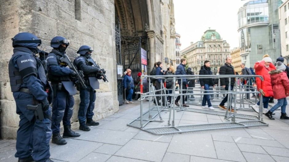 Austrian police have stepped up checks, especially around churches
