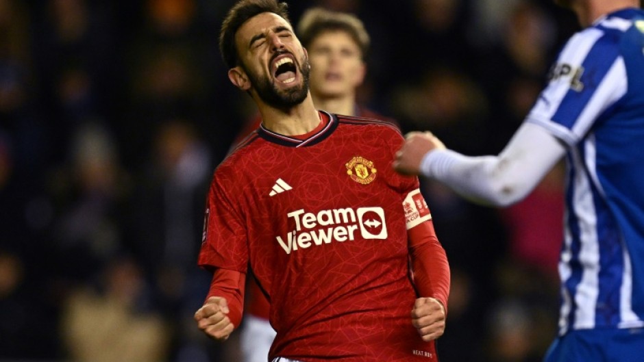 Bruno Fernandes scored in Man Utd's 2-0 FA Cup win at Wigan on Monday