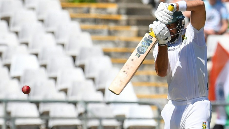 South Africa's Aiden Markram on his way to a century on the second day against India at Newlands. No other batsman reached 50 in the match
