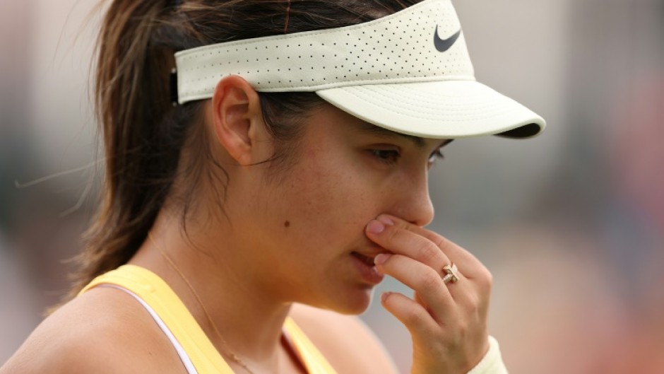 Britain's Emma Raducanu has plummeted down the rankings