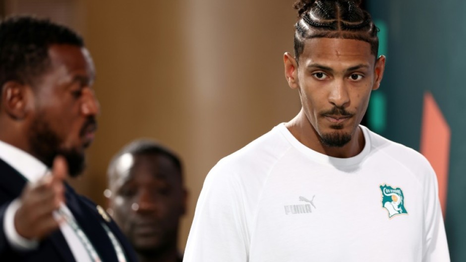 Sebastien Haller and Ivory Coast are preparing for Sunday's Africa Cup of Nations final against Nigeria in Abidjan